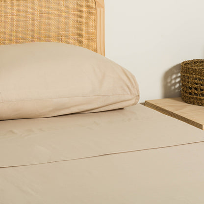 SET LENZUOLA PERCALE ALG TINTO