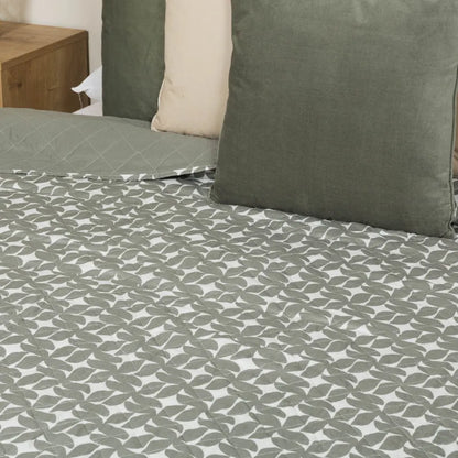 Colcha bouti Keira verde seco