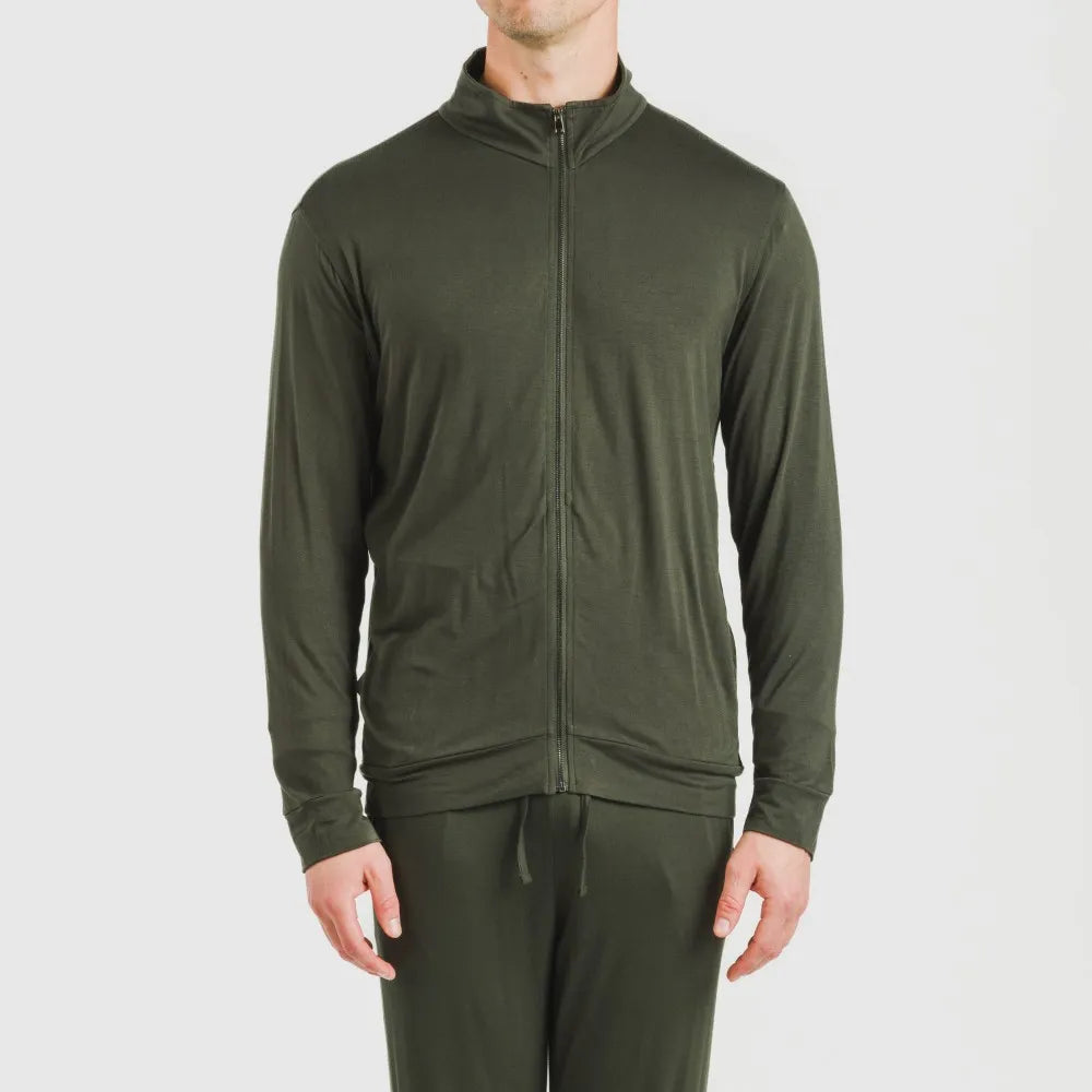 Sudadera viscosa hombre lisa