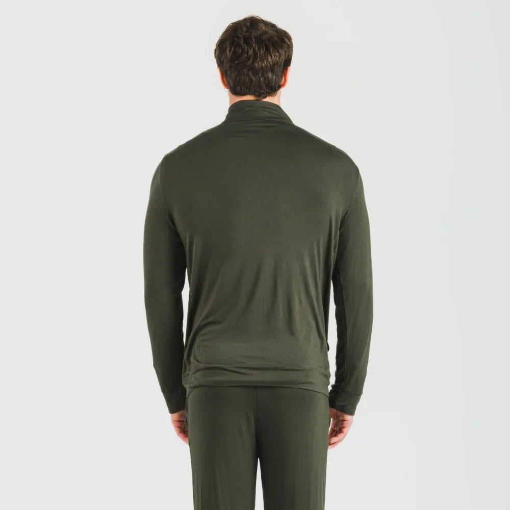 Sudadera viscosa hombre lisa