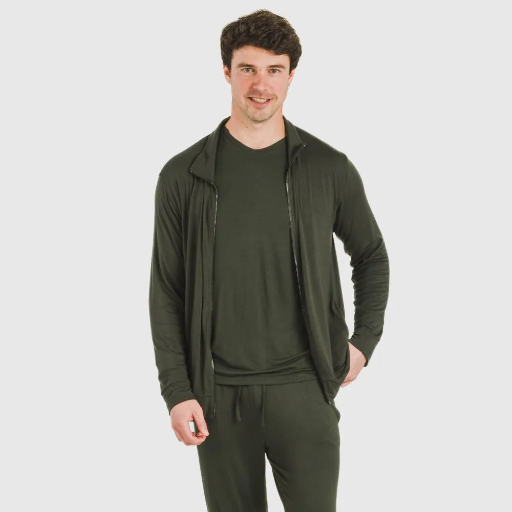 Sudadera viscosa hombre lisa