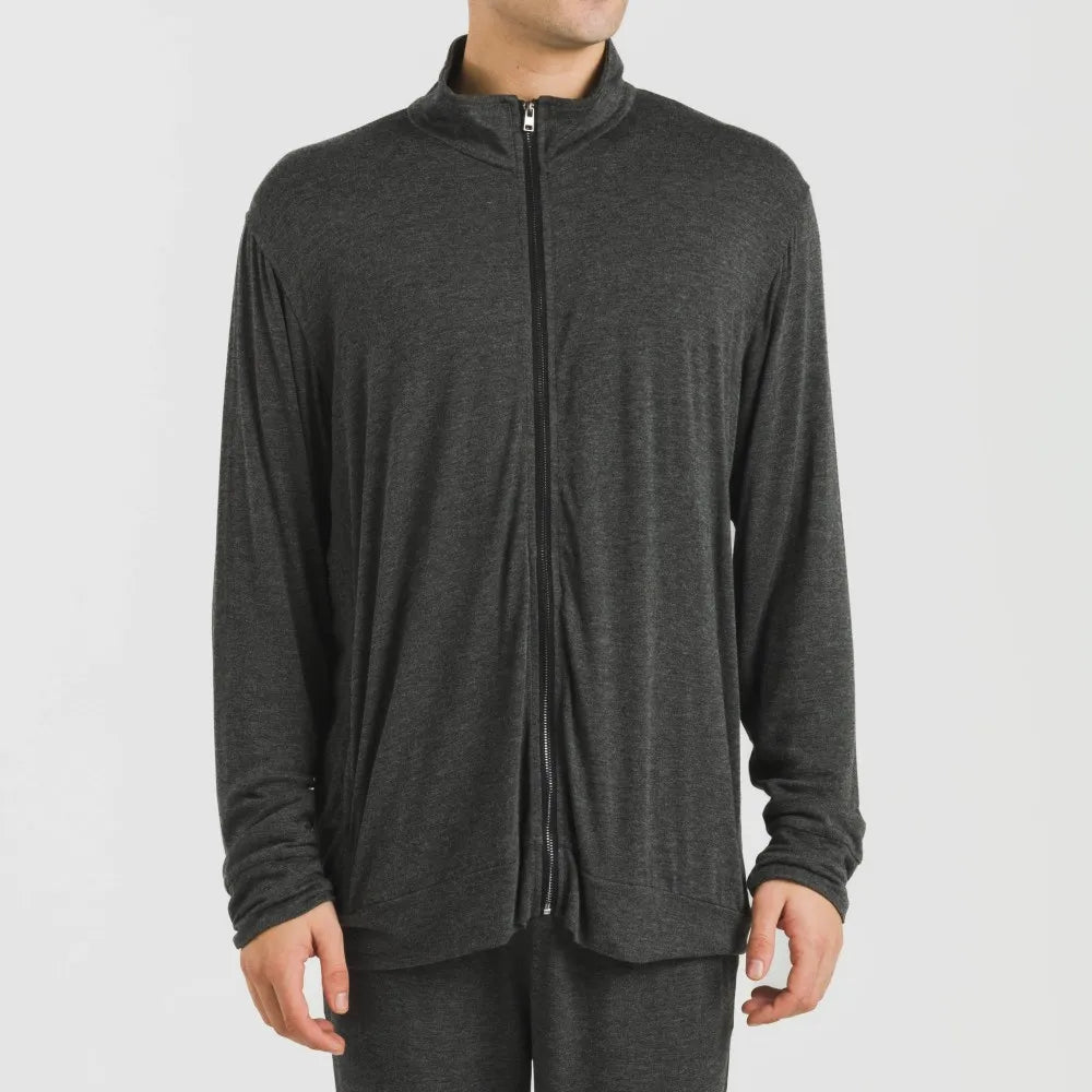 Sudadera viscosa hombre lisa