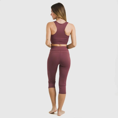 Legging midi deportivo tecnico liso