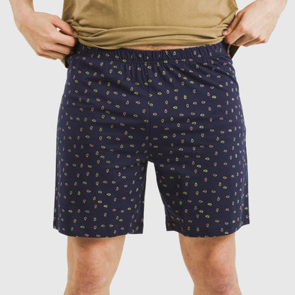 Pijama corto algodón hombre Oggy caqui