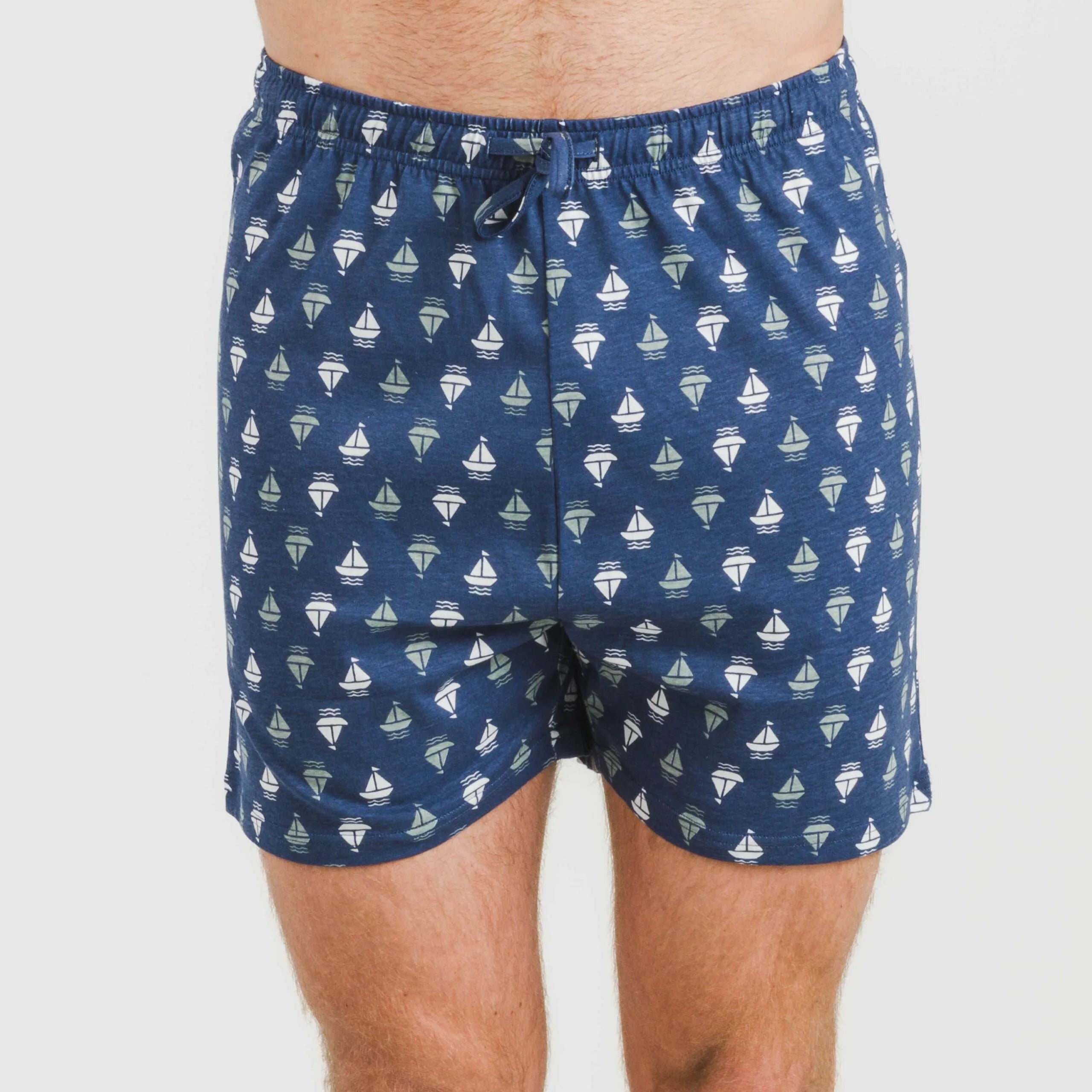 Pijama corto algodón hombre Hawat gris verdoso