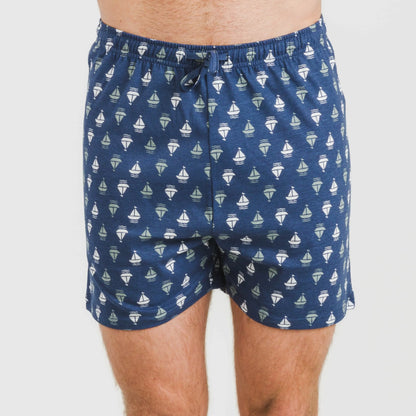 Pijama corto algodón hombre Hawat gris verdoso