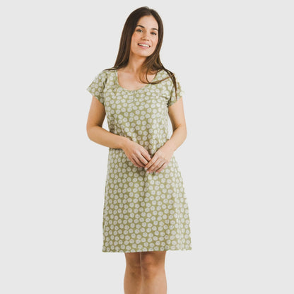 Blusón algodón Medusa verde cacería