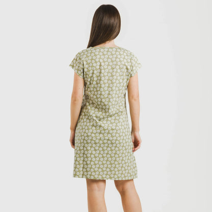 Blusón algodón Medusa verde cacería