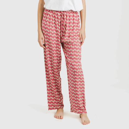 Pantalón viscosa Tana marsala