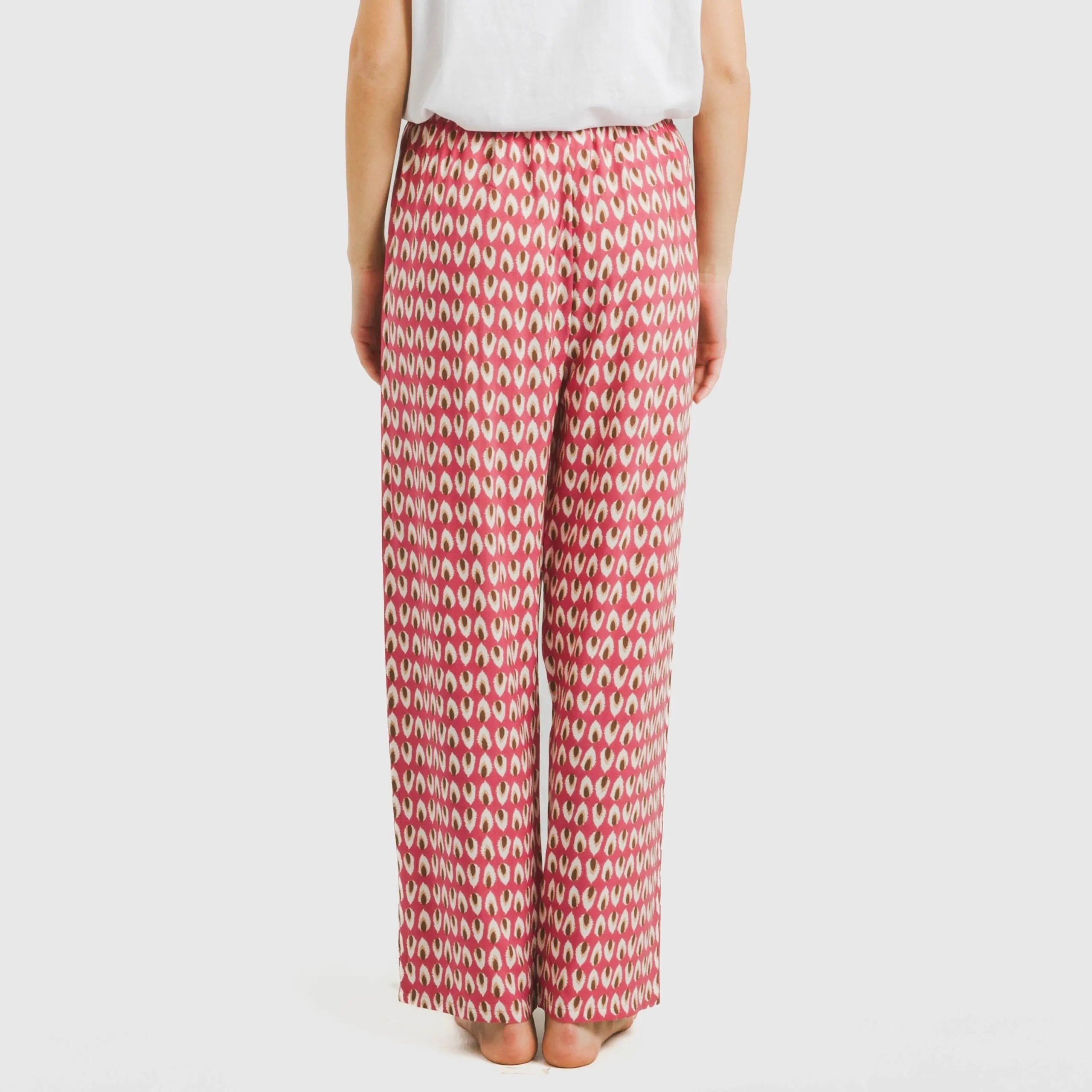 Pantalón viscosa Tana marsala