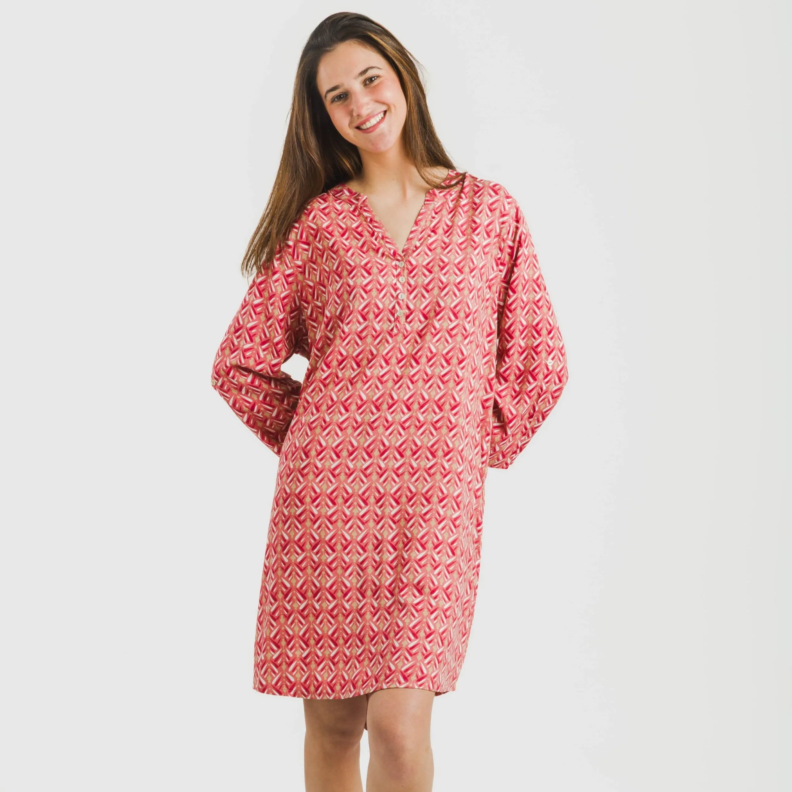 Camisola viscosa Eloina marsala