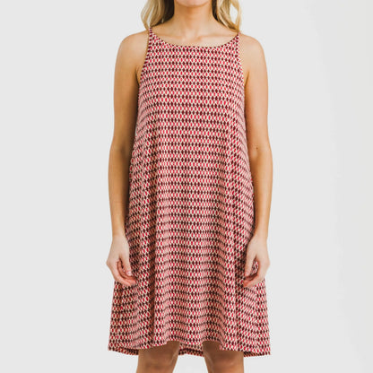 Vestido corto tirantes crepe Jannat burdeos