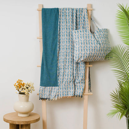 PACK TOALLA PAREO + BOLSO ELOINA