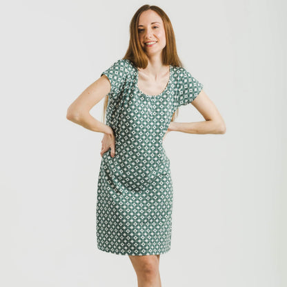 Blusón algodón Narciso indigo