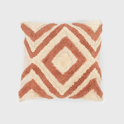 Almofada quadrada Basel em algodão 45x45 - capa + enchimento