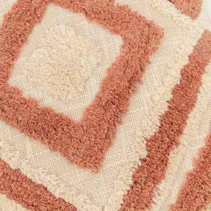 Almofada quadrada Basel em algodão 45x45 - capa + enchimento