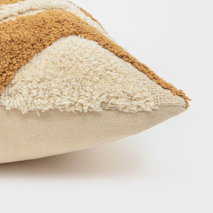 Almofada quadrada Basel em algodão 45x45 - capa + enchimento