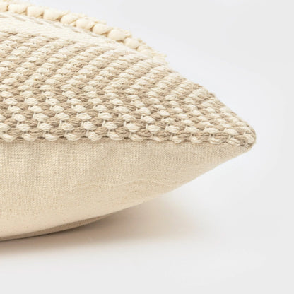 Cojín cuadrante algodón Danke 45x45 - funda + relleno