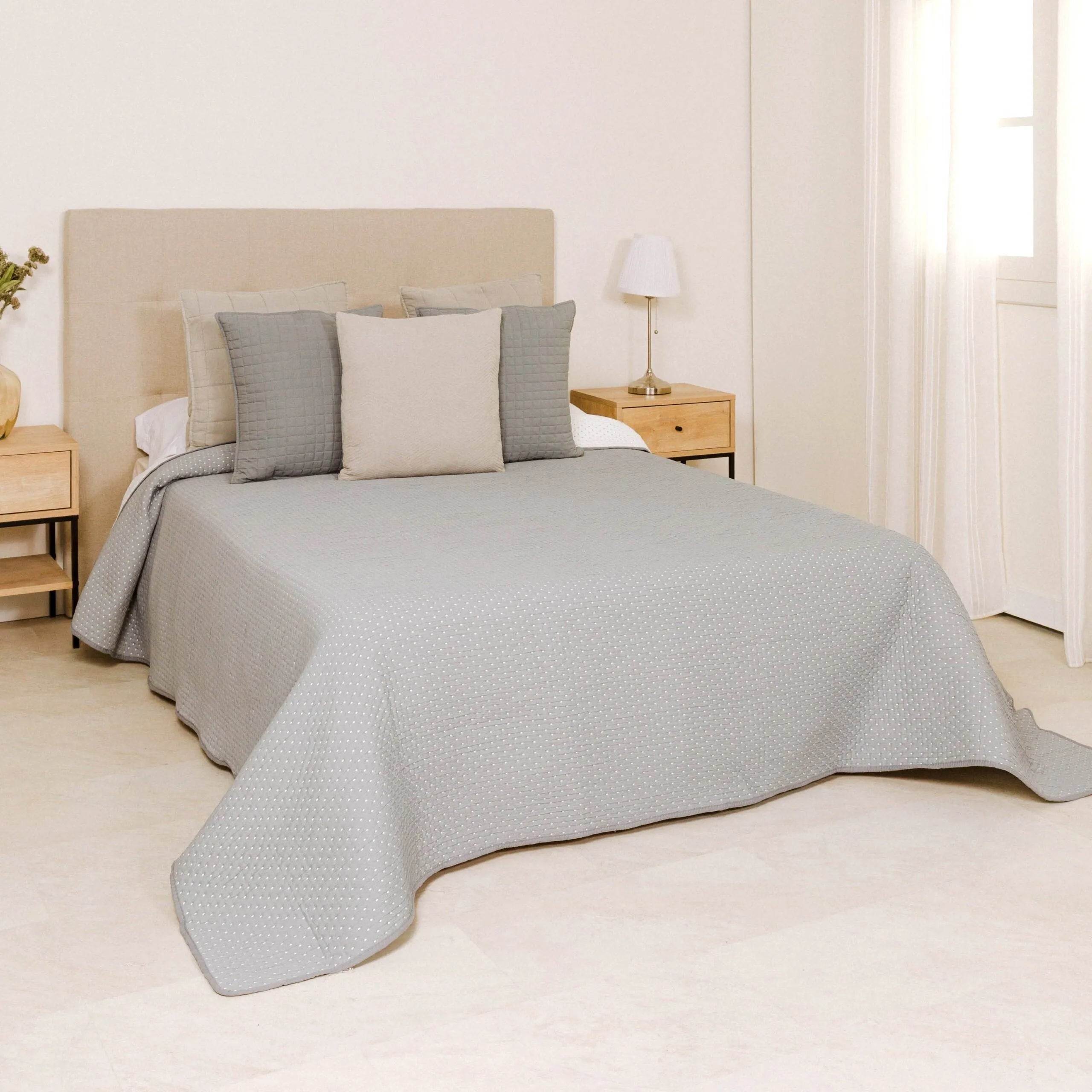 Tecido de malha jacquard para colcha dupla