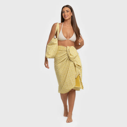 PACK TOALLA PAREO + BOLSO CLAU