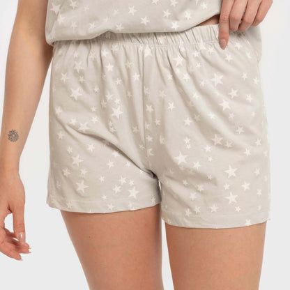 PIJAMA CRT M/FLUIDA ALG DONA ESTRELLITA