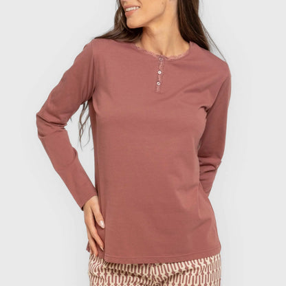 PIJAMA LLARG ALGA DONA EUCALIPTE