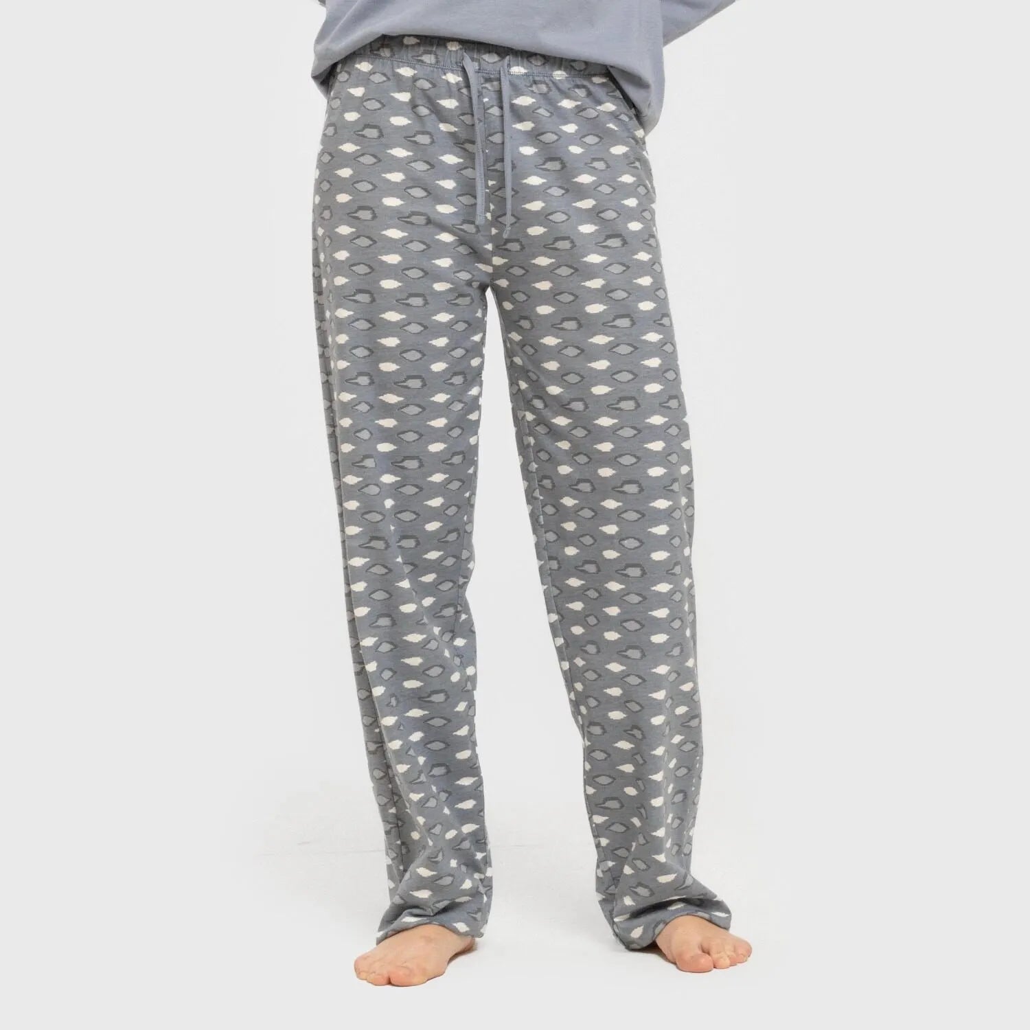 Pijama largo algodón Ocean indigo