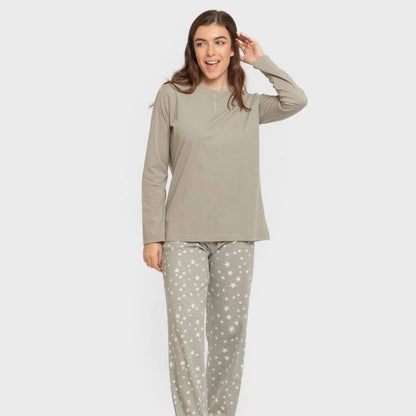 PIJAMA LLARG ALGA DONA ESTRELLITA