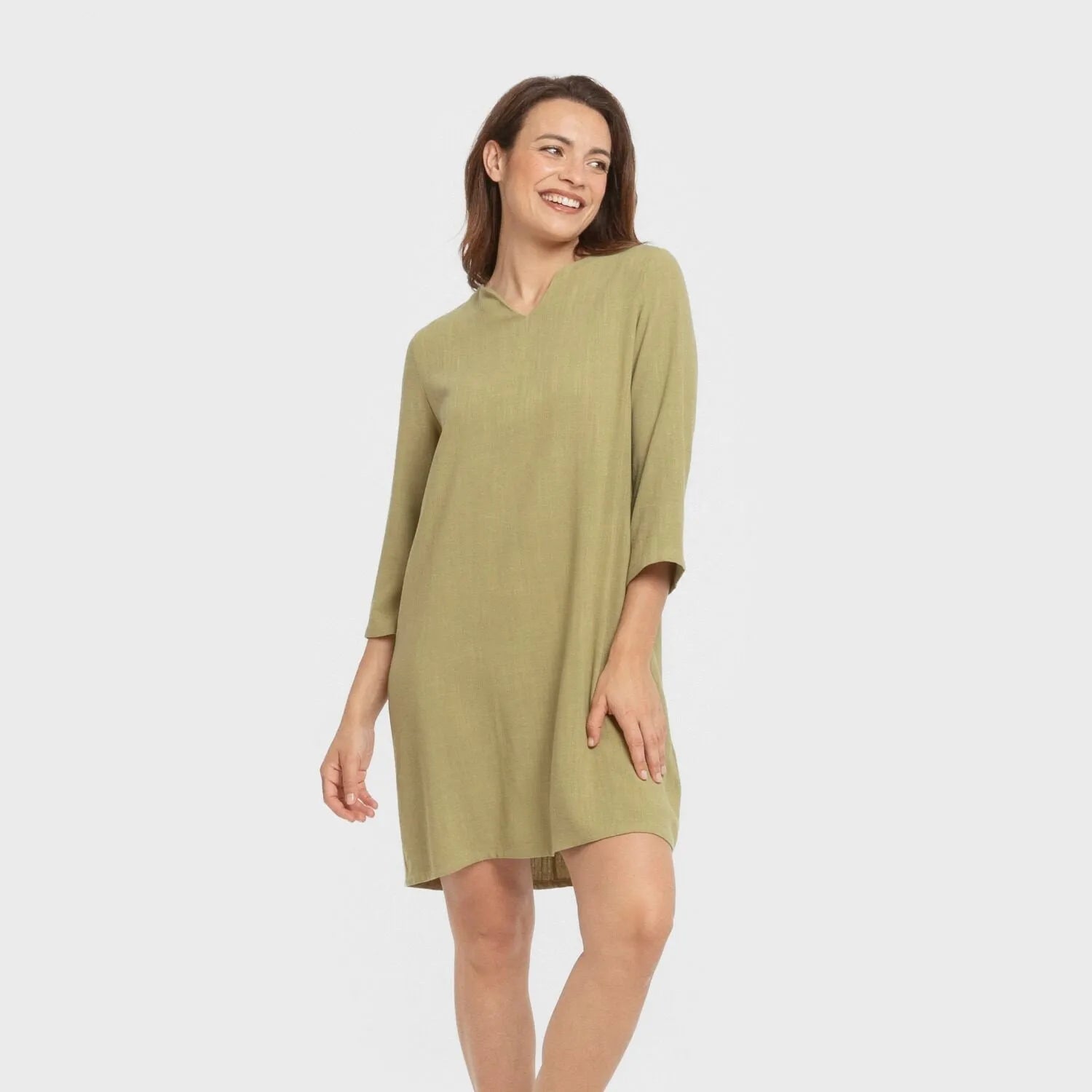 Camisola lino mujer lisa