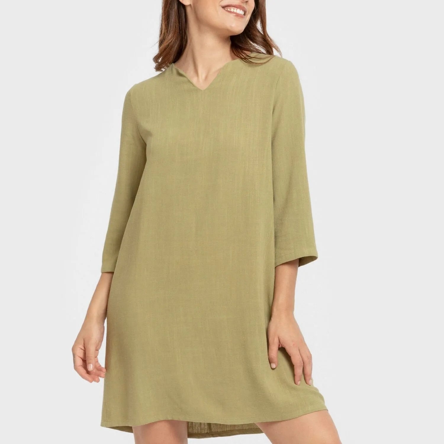 Camisola lino mujer lisa