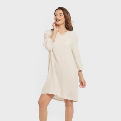 Camisola lino mujer lisa