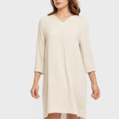 Camisola lino mujer lisa