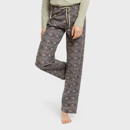 Pijama largo algodón Gabi verde claro