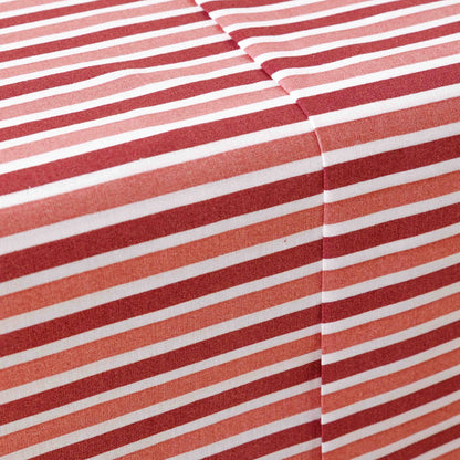 Jogo de lençóis algodão Raya Brooke rosa