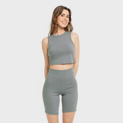 Top sportivo con spalline da donna alg