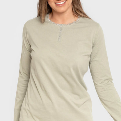 PIJAMA LLARG ALGES DONA TEBES