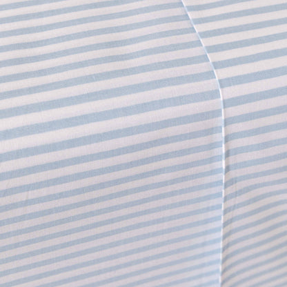 Set di lenzuola in percalle di cotone a righe Kodac