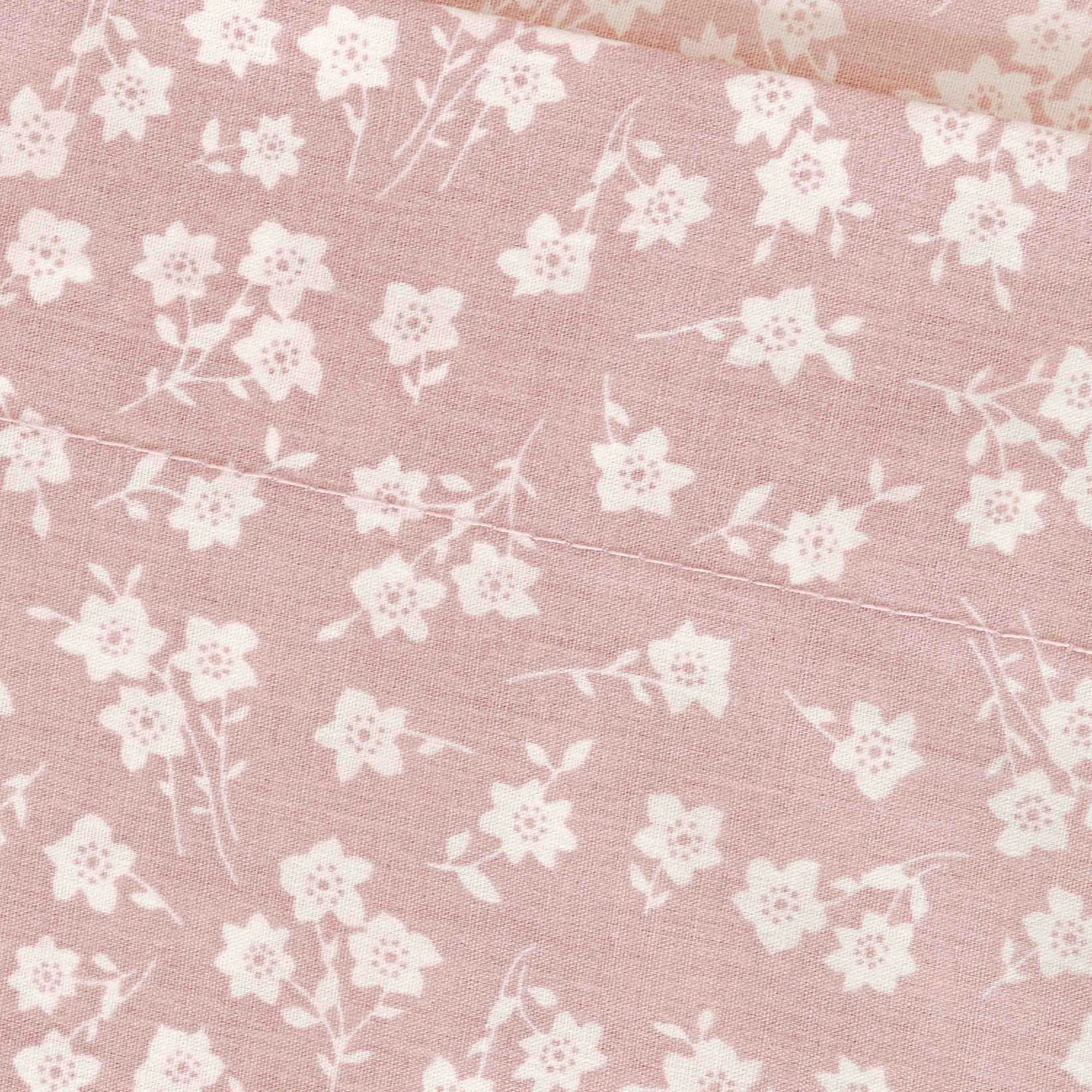 Jogo de lençóis algodão percal Oniris malva