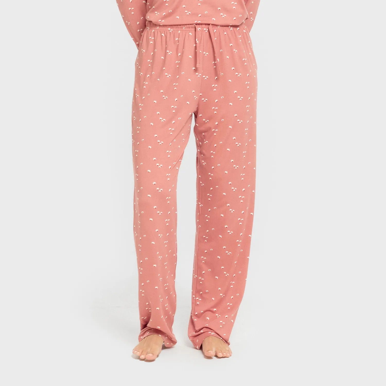 Pijama largo mujer soft Tabitha marsala
