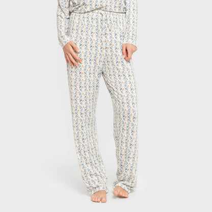 Pijama largo mujer soft Eloina agua marina