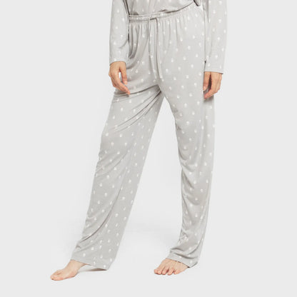 Pijama largo mujer soft Baby gris