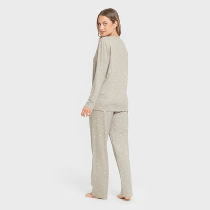 PIJAMA LLARG DONA SOFT AMBARINA