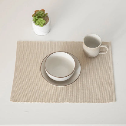 Jogo americano de algodão liso