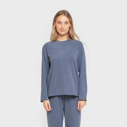 PIJAMA CANALE RAYA ANCHA LISA MUJER