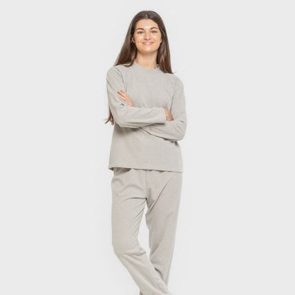 PIJAMA CANALE RAYA ANCHA LISA MUJER