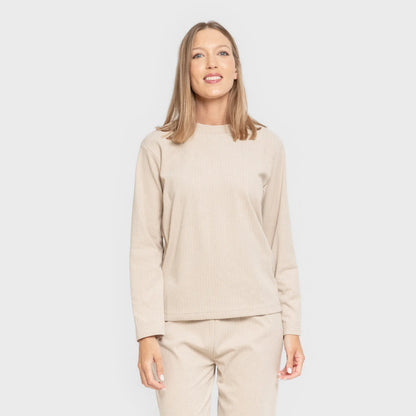 PIJAMA CANALE RAYA ANCHA LISA MUJER