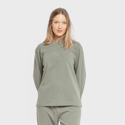 PIJAMA CANALE RAYA ANCHA LISA MUJER