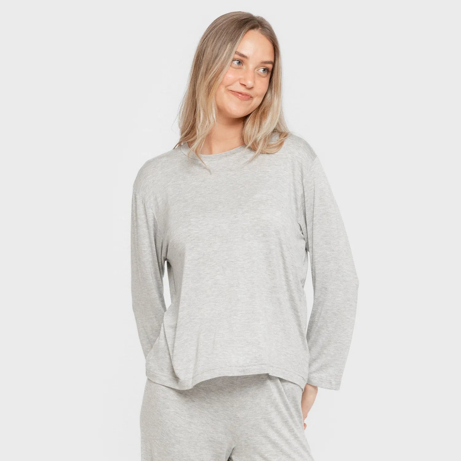 Pijama largo viscosa mujer liso