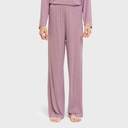 Pijama largo viscosa mujer liso