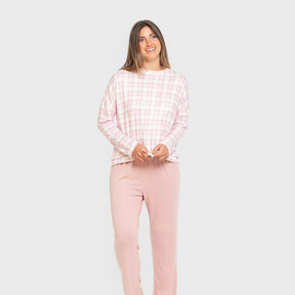 Pigiama lungo da donna segreto con immagine di barbie
